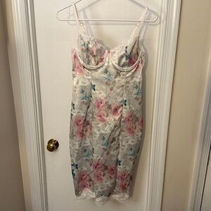 Victoria's Secret Cream and Pink Lace Lingerie